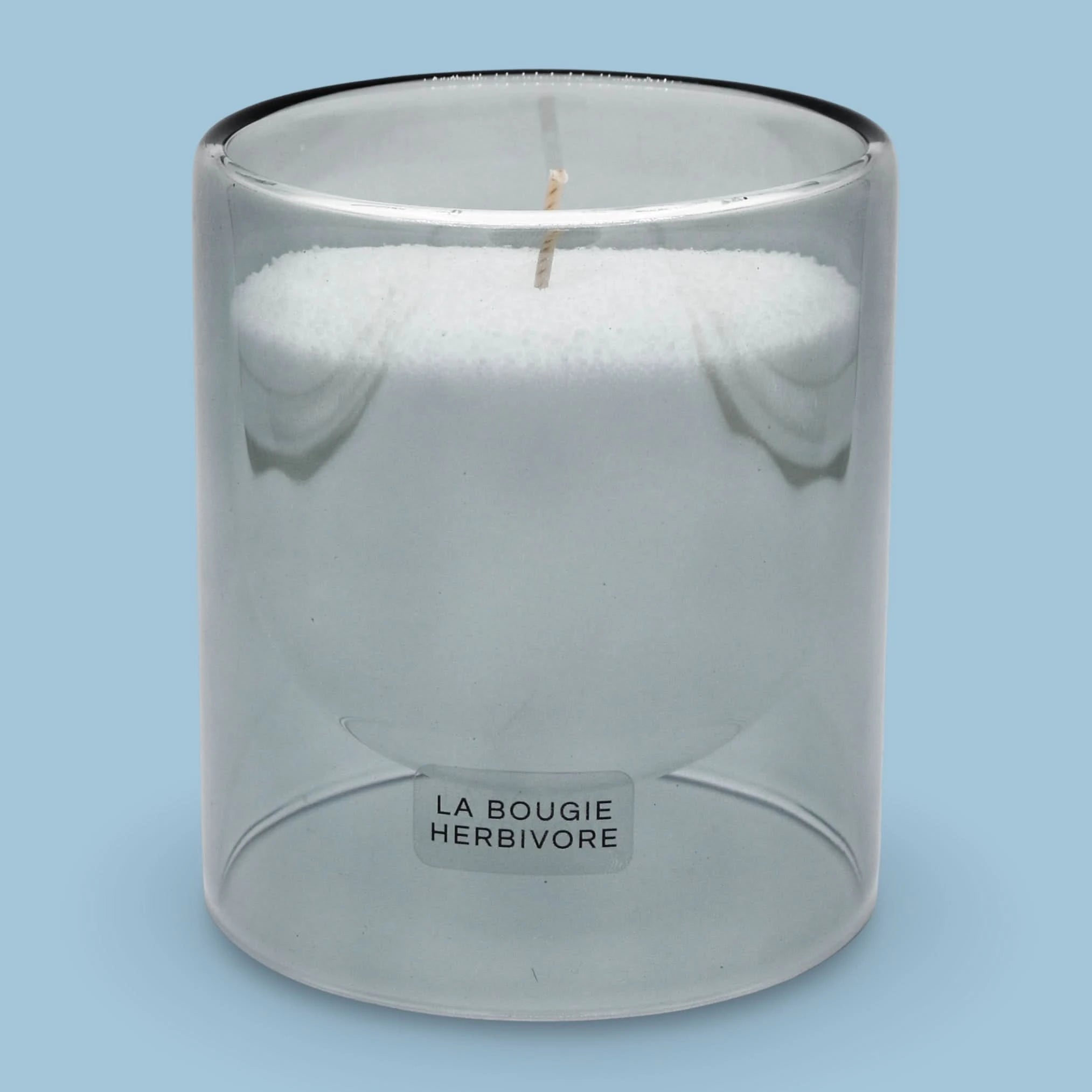 Pack Contenant à Bougie Goutte d'Eau "Gris" + Recharge Bougie en Perles de Cire Végétale - 400g avec Mèches – Image 3