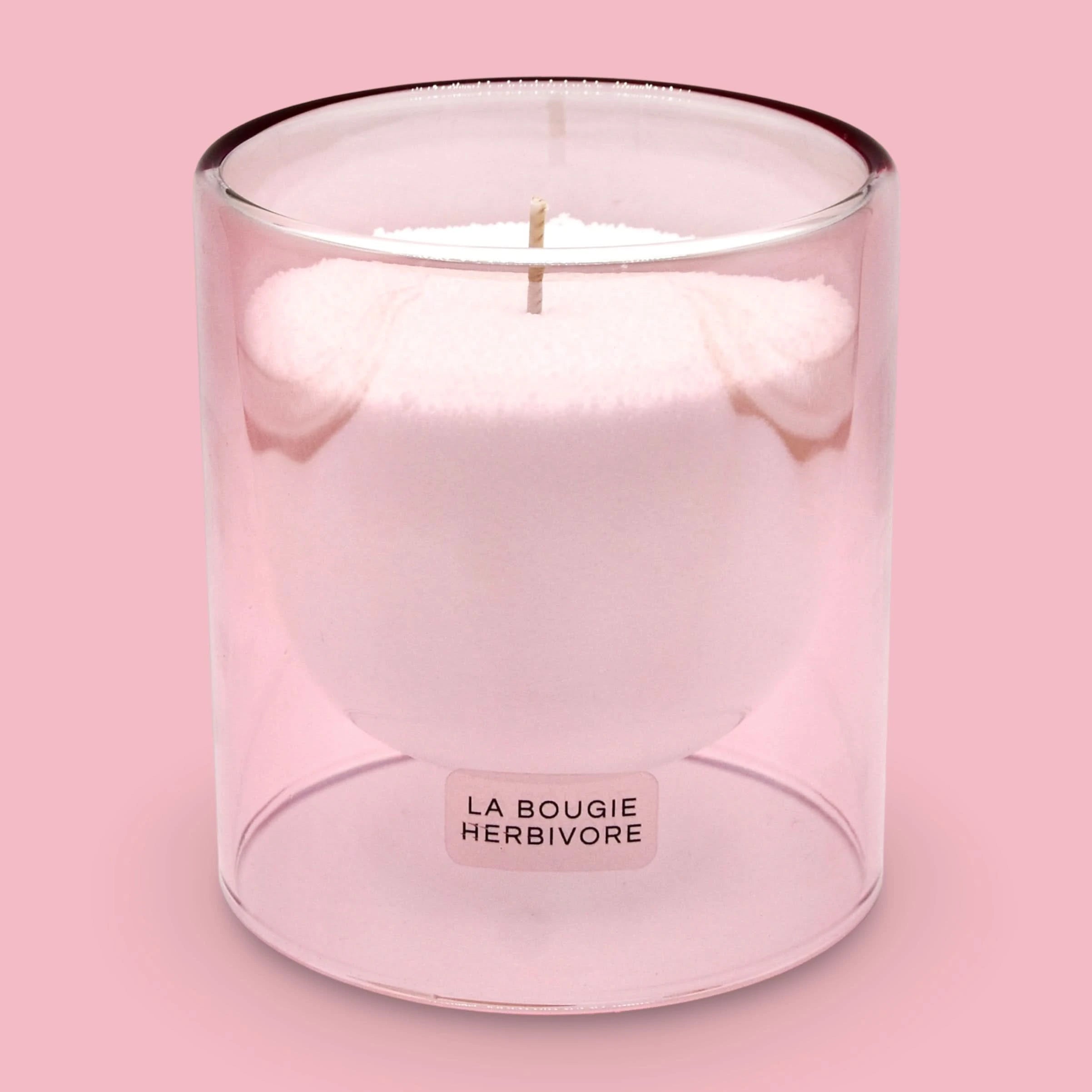 Pack Contenant à Bougie Goutte d'Eau "Rose" + Recharge Bougie en Perles de Cire Végétale - 400g avec Mèches – Image 3