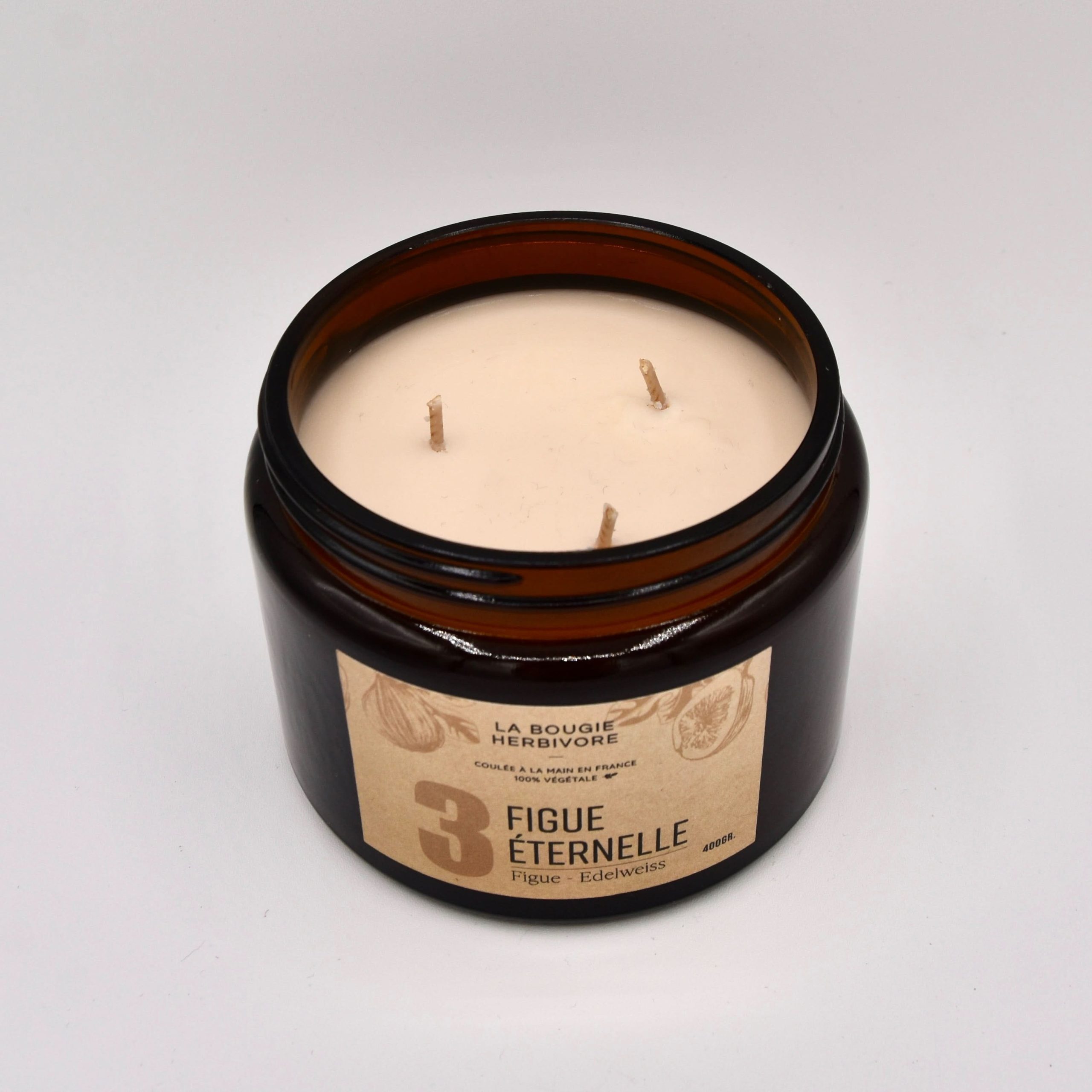 Bougies Parfumées Signature 400g – Choisissez parmi 12 parfums d’exception | La Bougie Herbivore – Image 3