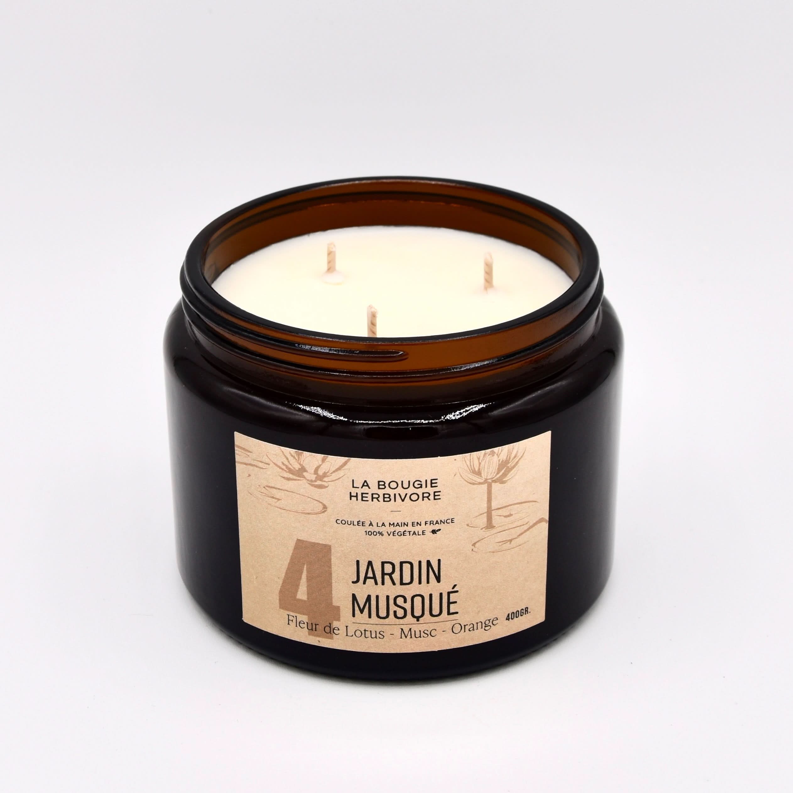 Bougies Parfumées Signature 400g – Choisissez parmi 12 parfums d’exception | La Bougie Herbivore – Image 4