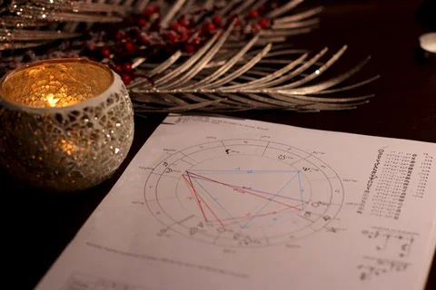 Thème astral et carte du ciel en astrologie